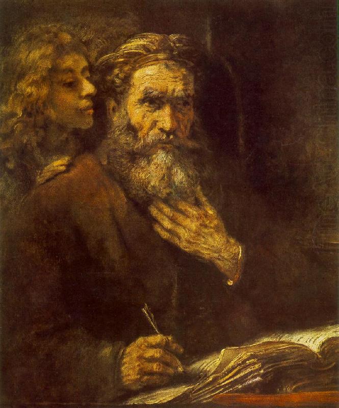 Evangelist Matthew, REMBRANDT Harmenszoon van Rijn